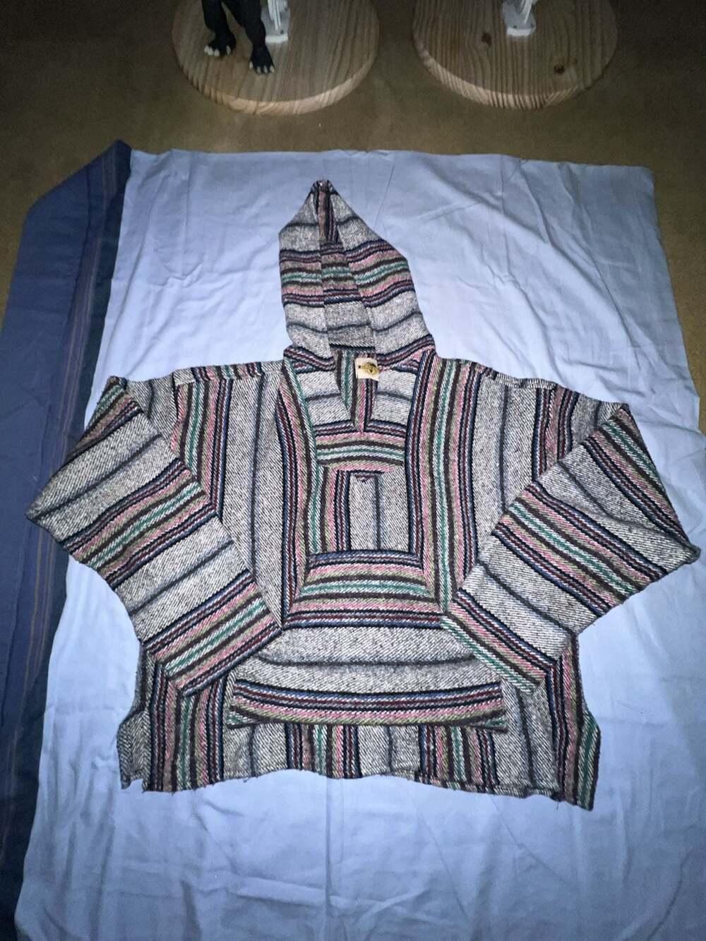 Earth Ragz Multicolored Striped Baja Hoodie Pullover